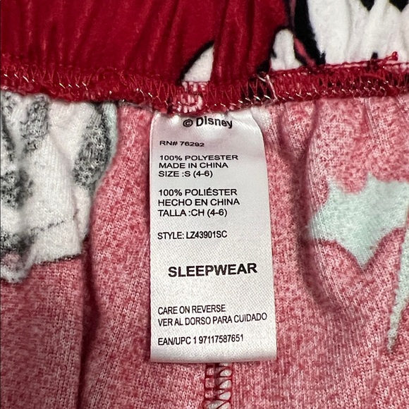 Disney Red Mickey Mouse Holiday Plush Pajamas - Picture 10 of 12